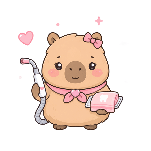 癒しのバキューム天使・カピバラのイラスト